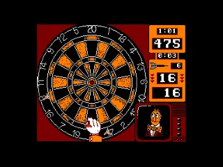 Wacky Darts — Amstrad CPC — скриншот