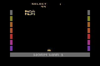 Worm War I (USA) — Atari 2600 — скриншот