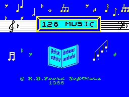128 Music — ZX Spectrum — скриншот