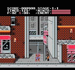 Ninja Gaiden (USA) — Денди/Nintendo — скриншот