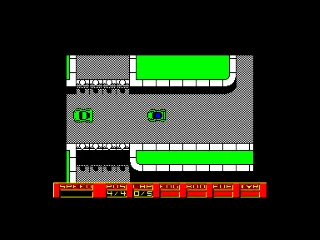 Super Cars — Amstrad CPC — скриншот