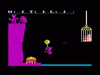 Porky — Amstrad CPC — скриншот