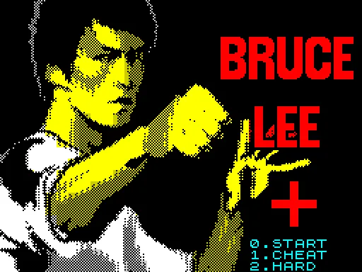 Bruce Lee — ZX Spectrum — скриншот