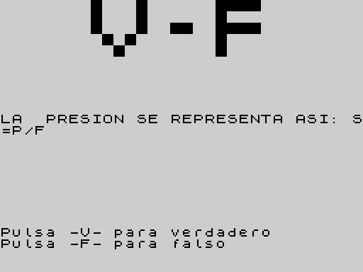 Physica — ZX Spectrum — скриншот
