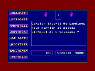 Raid Sur Tenere — Amstrad CPC — скриншот