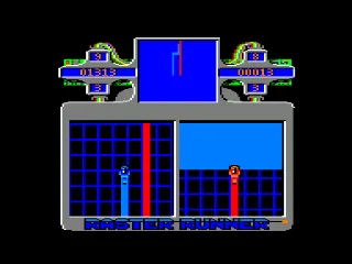 Raster Runner — Amstrad CPC — скриншот