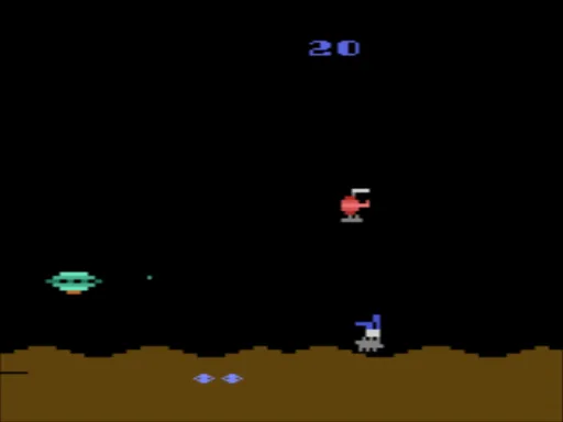 Space Jockey (USA) — Atari 2600 — скриншот