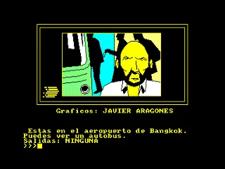 Pajaros de Bangkok, Los — Amstrad CPC — скриншот
