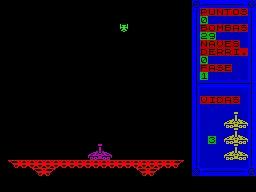 Galaktron — ZX Spectrum — скриншот