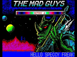 The Mad Guys Intro 4 — ZX Spectrum — скриншот