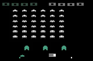 Space Invaders (USA) — Atari 2600 — скриншот