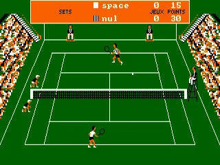 Balle De Match — Amstrad CPC — скриншот