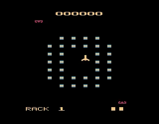 Solar Fox (USA) — Atari 2600 — скриншот