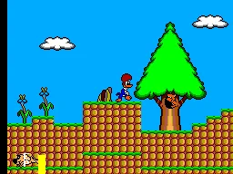 Ferias Frustradas do Pica Pau (Brazil) — Sega Master System — скриншот