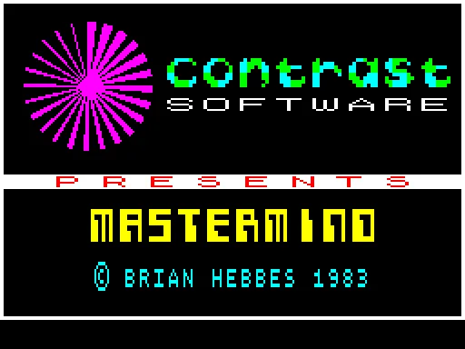 Mastermind — ZX Spectrum — скриншот