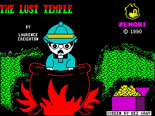 The Lost Temple — ZX Spectrum — скриншот