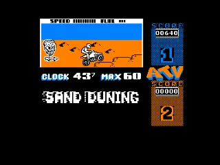 ATV Simulator — Amstrad CPC — скриншот