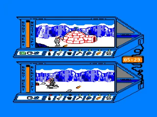 Spy vs Spy III - Arctic Antics — Amstrad CPC — скриншот