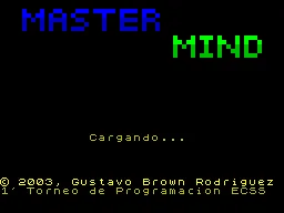 Mastermind — ZX Spectrum — скриншот