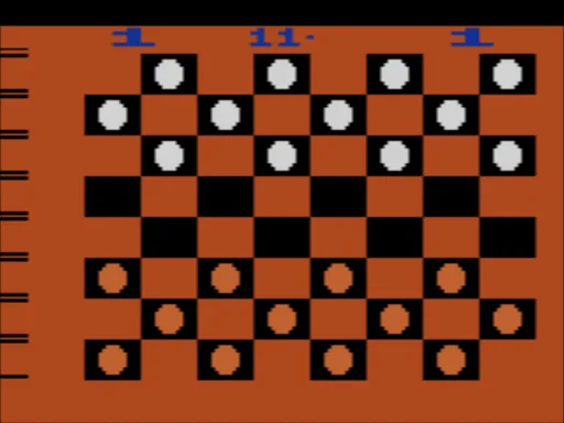 Video Checkers ~ Checkers (USA) — Atari 2600 — скриншот