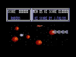 Radius — Amstrad CPC — скриншот