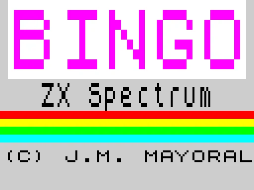 Bingo — ZX Spectrum — скриншот