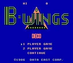 B-Wings (Japan) — Денди/Nintendo — скриншот