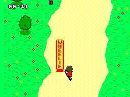 BMX Trial - Alex Kidd (Japan) (En) — Sega Master System — скриншот