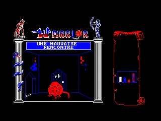 Warrior Plus — Amstrad CPC — скриншот