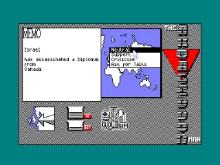 Armageddon Man, The — Amstrad CPC — скриншот
