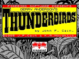 Thunderbirds — ZX Spectrum — скриншот