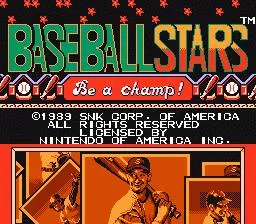 Baseball Stars (USA) — Денди/Nintendo — скриншот