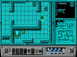 Space Crusade — Amstrad CPC — скриншот