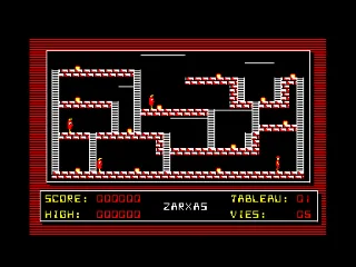 Zarxas — Amstrad CPC — скриншот