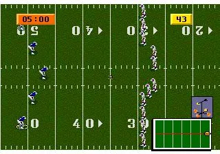 NFL Sports Talk Football '93 Starring Joe Montana (USA, Europe) (Rev A) — Sega Mega Drive — скриншот