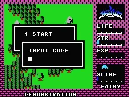 Hydlide (USA) — Денди/Nintendo — скриншот