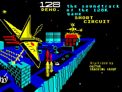 128 Demo — ZX Spectrum — скриншот
