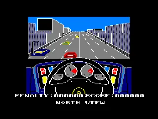 Turbo Esprit — Amstrad CPC — скриншот