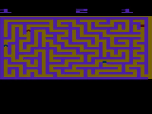 Maze Craze - A Game of Cops 'n Robbers ~ Maze Mania - A Game of Cops 'n Robbers (USA) — Atari 2600 — скриншот