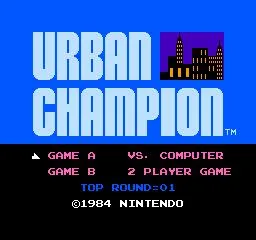 Urban Champion (World) — Денди/Nintendo — скриншот