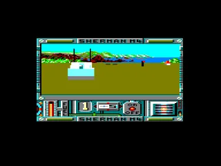 Sherman M4 — Amstrad CPC — скриншот