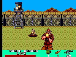 Rambo III (USA, Europe, Brazil) (En) — Sega Master System — скриншот