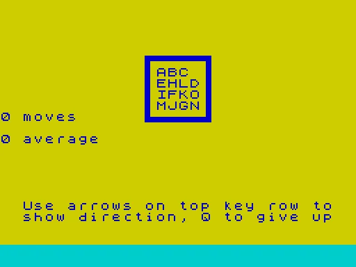 Quartet — ZX Spectrum — скриншот