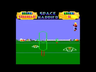 Space Harrier — Amstrad CPC — скриншот
