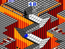 Marble Madness (Europe) — Sega Master System — скриншот