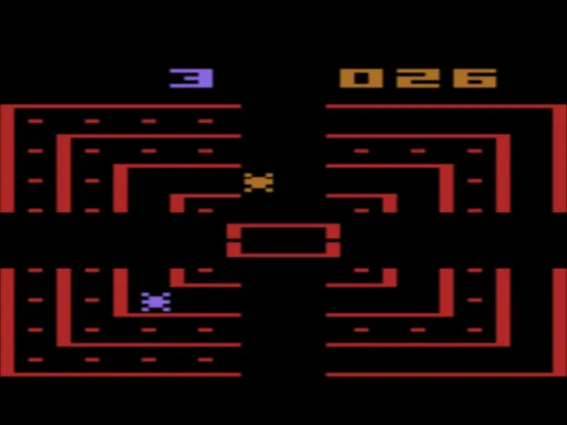 Dodge 'Em ~ Dodger Cars (USA) — Atari 2600 — скриншот