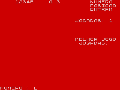 Mastermind — ZX Spectrum — скриншот