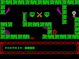 Sprite Spring — ZX Spectrum — скриншот