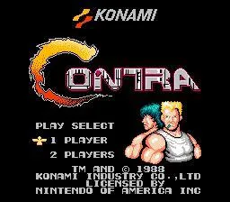 Contra (World) (Konami Collector's Series) (Unl) — Денди/Nintendo — скриншот