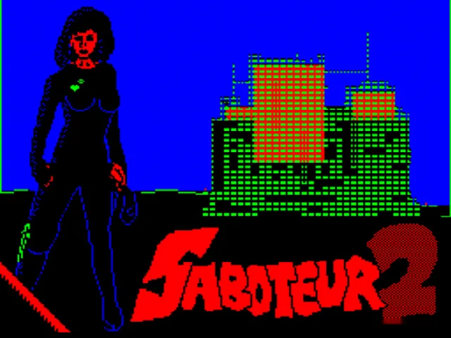 SABOTEUR 2 — БК-0010 — скриншот